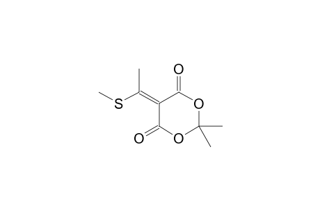 2,2-Dimethyl-5-[1-(methylsulfanyl)ethylidene]-1,3-dioxane-4,6-dione