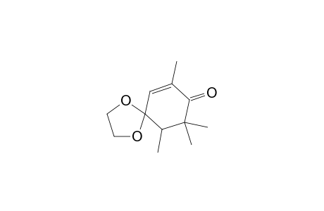 7,9,9,10-Tetramethyl-1,4-dioxaspiro[4.5]dec-6-en-8-one