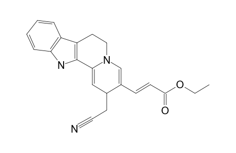 (E)-3-[2-(cyanomethyl)-2,6,7,12-tetrahydropyrido[6,1-a]$b-carbolin-3-yl]acrylic acid ethyl ester