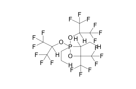 2-ETHYL-2,2-BIS(ALPHA-HYDROHEXAFLUOROISOPROPOXY)-3-METHYL-4,4-BIS(TRIFLUOROMETHYL)-1,2-OXAPHOSPHETANE