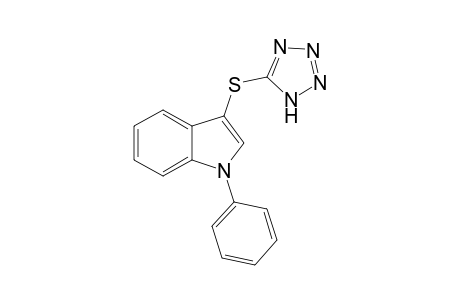 3-((1H-Tetrazol-5-yl)thio)-1-phenyl-1H-indole