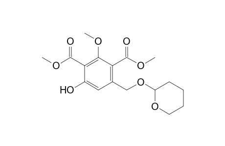 4-Hydroxy-2-methoxy-6-(2-oxanyloxymethyl)benzene-1,3-dicarboxylic acid dimethyl ester