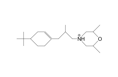 1-(4-tert-Butyl-cyclohexenyl)-2-methyl-3-(2,6-dimethyl-morpholino)-propanecation