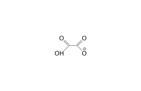 Oxalic acid, monoanion