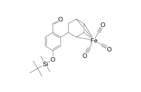 Tricarbonyl[(1,2,3,4-.eta.)-5.alpha.-(2'-formyl-5'-tert-butyldimethylsiloxyphenyl)-1,3-cyclohexadiene]iron(0)