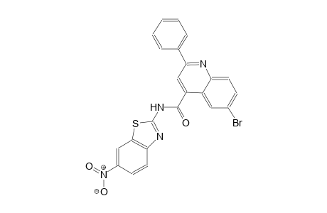 6-bromo-N-(6-nitro-1,3-benzothiazol-2-yl)-2-phenyl-4-quinolinecarboxamide