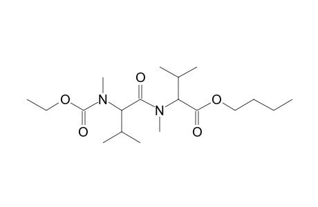 Valylvaline, N,N'-dimethyl-N'-ethoxycarbonyl-, butyl ester