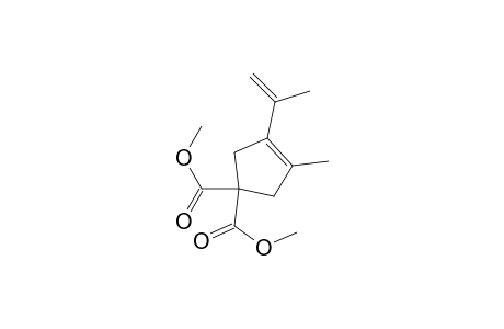 3-Cyclopentene-1,1-dicarboxylic acid, 3-methyl-4-(1-methylethenyl)-, dimethyl ester