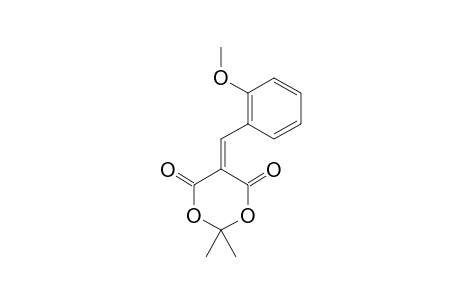 5-(2-METHOXYBENZYLIDENE)-2,2-DIMETHYL-1,3-DIOXANE-4,6-DIONE
