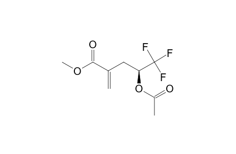 (S)-METHYL_5,5,5-TRIFLUORO-4-ACETOXY-2-METHYLENEPENTANOATE