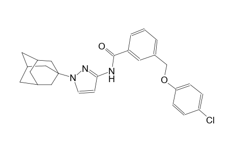 N-[1-(1-adamantyl)-1H-pyrazol-3-yl]-3-[(4-chlorophenoxy)methyl]benzamide