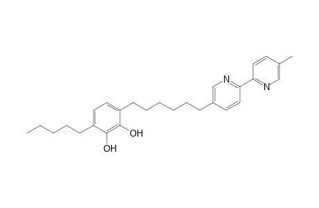 5-[6-(2,3-dihydroxy-4-pentylphenyl)hexyl]-5'-methyl-2,2'-bipyridine
