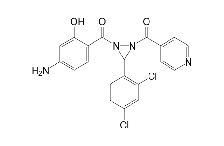 1-(4-aminosalicyloyl)-3-(2,4-dichlorophenyl)-2-isonicotinoyldiaziridine