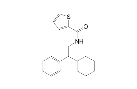 N-(2-cyclohexyl-2-phenyl-ethyl)thiophene-2-carboxamide