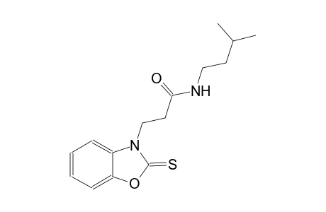 3-benzoxazolepropanamide, 2,3-dihydro-N-(3-methylbutyl)-2-thioxo-