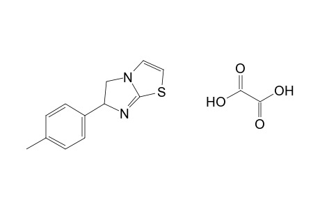 5,6-dihydro-6-p-tolylimidazo[2,1-b]thiazole, oxalate