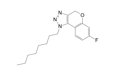 7-Fluoro-1-n-octyl-1,4-dihydrochromeno[4,3-d]-1,2,3-triazole