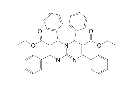 diethyl 2,4,6,8-tetra(phenyl)-6,9-dihydro-4H-pyrimido[1,2-a]pyrimidine-3,7-dicarboxylate