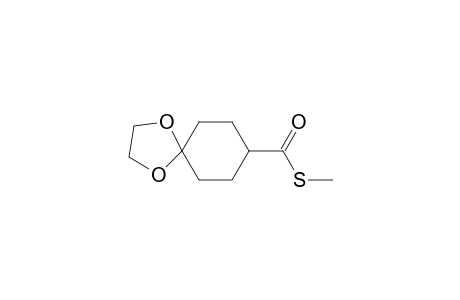 S-methyl-1,4-dioxaspiro[4.5]decane-8-thiocarboxylate