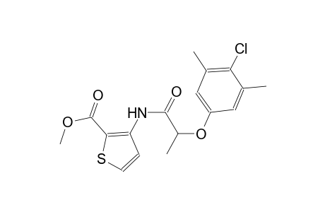 methyl 3-{[2-(4-chloro-3,5-dimethylphenoxy)propanoyl]amino}-2-thiophenecarboxylate