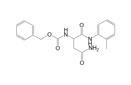 carbamic acid, [3-amino-1-[[(2-methylphenyl)amino]carbonyl]-3-oxopropyl]-, phenylmethyl ester