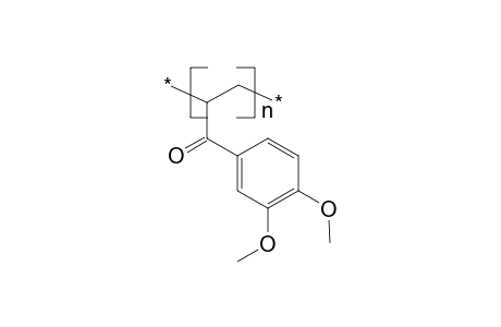 Poly(vinyl 3,4-dimethoxyphenyl ketone)