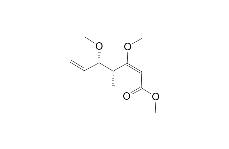 (E)-(4R,5S)-3,5-Dimethoxy-4-methyl-hepta-2,6-dienoic acid methyl ester