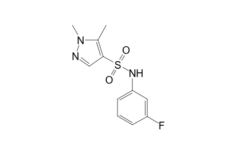 1H-Pyrazole-4-sulfonamide, N-(3-fluorophenyl)-1,5-dimethyl-