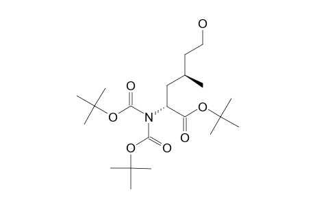 (2S,4S)-2-DITERT.-BUTOXYCARBONYLAMINO-6-HYDROXY-4-METHYLHEXANOIC-ACID-TERT.-BUTYLESTER