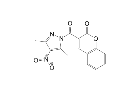 3-[(3,5-dimethyl-4-nitro-1H-pyrazol-1-yl)carbonyl]-2H-chromen-2-one