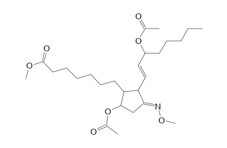 Methyl 7-(2-(3-acetoxy-1-octenyl)-3-methoxyimino-5-acetoxycyclopentyl)heptanoate