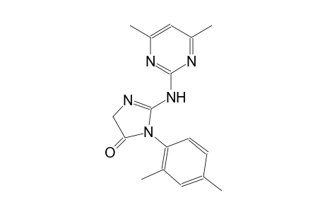 3-(2,4-dimethylphenyl)-2-[(4,6-dimethyl-2-pyrimidinyl)amino]-3,5-dihydro-4H-imidazol-4-one