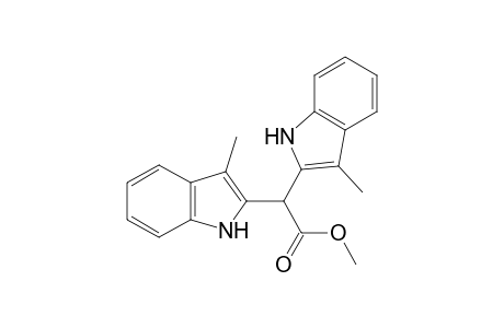 bis(3-methylindol-2-yl)acetic acid, methyl ester