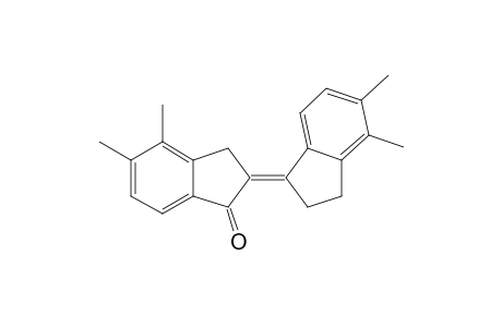 (2E)-2-(4,5-dimethyl-2,3-dihydroinden-1-ylidene)-4,5-dimethyl-3H-inden-1-one