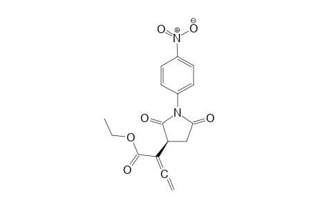 (S)-ethyl 2-(1-(4-nitrophenyl)-2,5-dioxopyrrolidin-3-yl)buta-2,3-dienoate