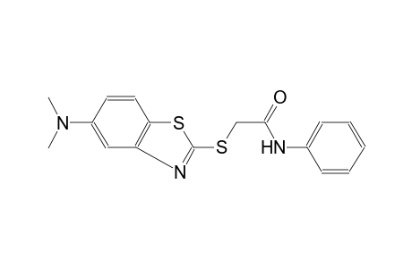 acetamide, 2-[[5-(dimethylamino)-2-benzothiazolyl]thio]-N-phenyl-