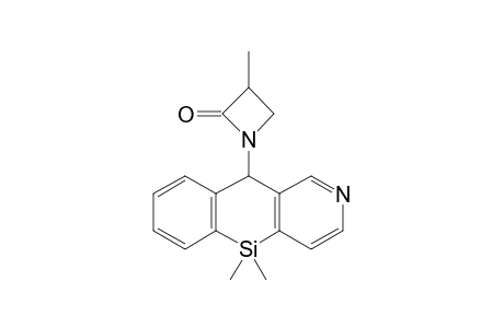 9-(3'-Methyl-2'-oxoazetidin-1'-yl)-10,10-dimethyl-9,10-dihydro-10-sila-2-azaanthracene