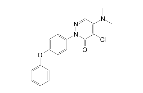 3(2H)-Pyridazinone, 4-chloro-5-(dimethylamino)-2-(4-phenoxyphenyl)-