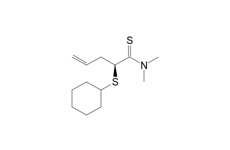 (2S)-2-(cyclohexylthio)-N,N-dimethyl-4-pentenethioamide
