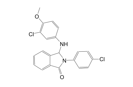 1H-isoindol-1-one, 3-[(3-chloro-4-methoxyphenyl)amino]-2-(4-chlorophenyl)-2,3-dihydro-