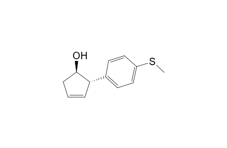 (1R,2S)-trans-2-(4'-Methylsulfanylphenyl)-cyclopent-3-enol