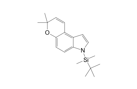 3-[1-(tert-Butyll-1,1-dimethylsilyl]-7,7-dimethyl-3,7-dihydropyrano[3,2-e]indole