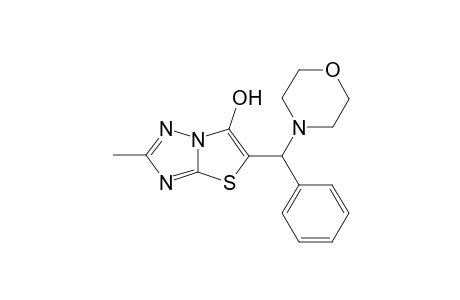 2-Methyl-6-{N-.alpha.-morpholinobenzyl]thiazolo[3,2-b]-1,2,4-triazol-5-ol