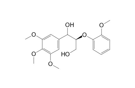 2-(2-Methoxyphenoxy)-1-(3,4,5-trimethoxyphenyl)-1,3-propanediol