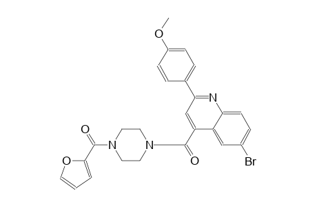 6-bromo-4-{[4-(2-furoyl)-1-piperazinyl]carbonyl}-2-(4-methoxyphenyl)quinoline