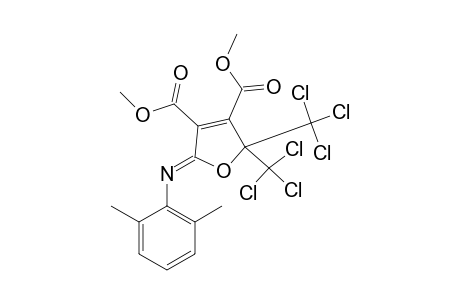 DIMETHYL-5-[(2,6-DIMETHYLPHEYL)-IMINO]-2,2-BIS-(TRICHLOROMETHYL)-2,5-DIHYDROFURAN-3,4-DICARBOXYLATE