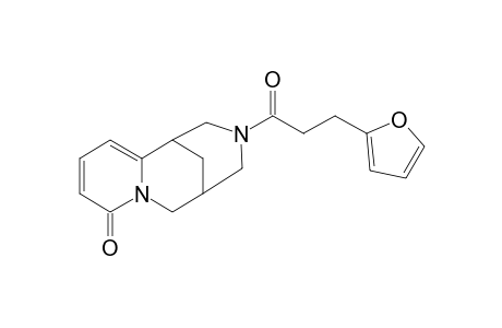 1H-Pyrido[3,4,5-a,b]quinolizin-6-one, 2,3,3a,4,6,9b-hexahydro-2-[3-(2-furyl)-1-oxopropyl]-