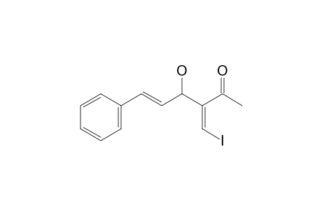 4-Hydroxy-3-[1-iodo-(Z)-methylidene]-6-phenyl-(E)-5-hexen-2-one