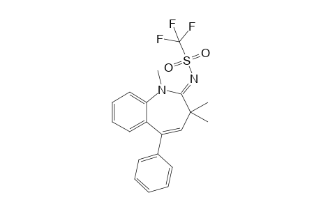 (NZ)-1,1,1-trifluoro-N-(1,3,3-trimethyl-5-phenyl-1-benzazepin-2-ylidene)methanesulfonamide