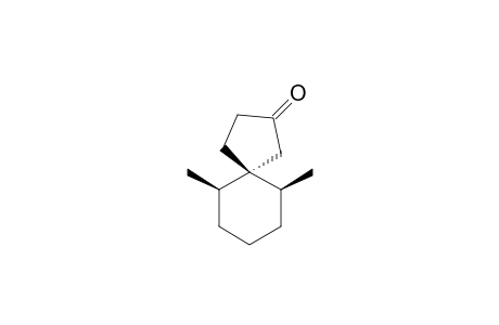6t,10t-Dimethyl-(5rC1)spiro[4.5]decan-2-one